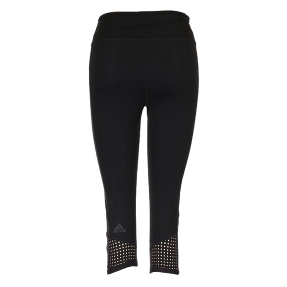 🌺 Adidas Supernova Climalite Running Capri Crop Athleisure Leggings Size XS - Picture 3 of 11